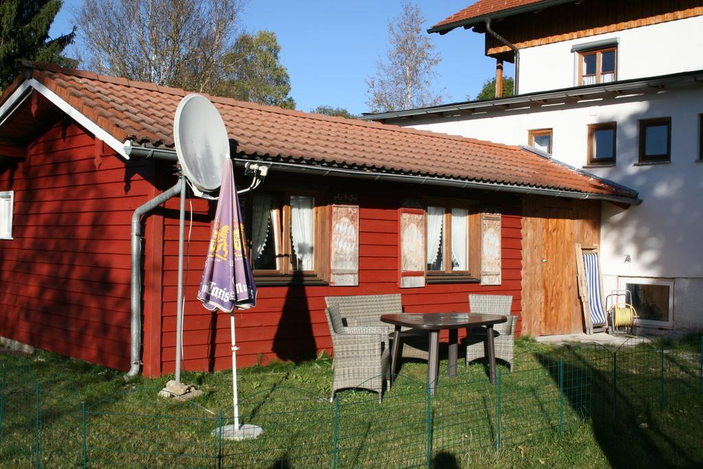 Blockhütte Lägenhet Trauchgau Exteriör bild
